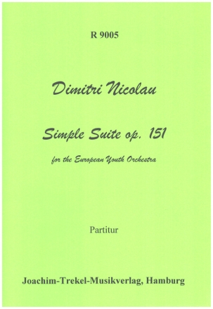Simple Suite op. 151 fr Zupforchester Partitur