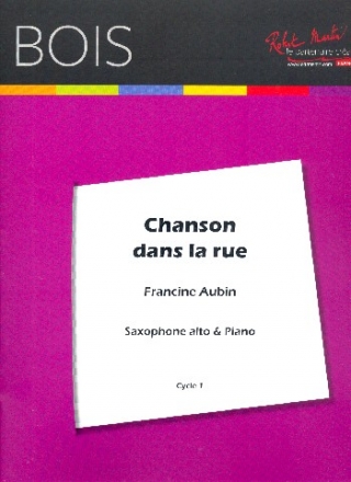 Chanson dans la rue pour saxophone alto et piano