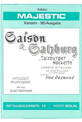 Saison in Salzburg Groes Potpourri fr Salonorchester