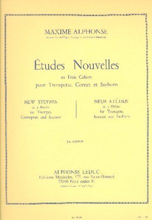 tudes nouvelles vol.1 20 tudes difficiles pour trompette (cornet, saxhorn)