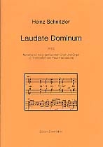 LAUDATE DOMINUM MOTETTE FUER GEM CHOR UND ORGEL, 2 TROMPETEN UND PAUKE AD LIB,  PARTITUR