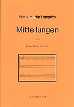 Mitteilungen 7 Stcke fr Klavier