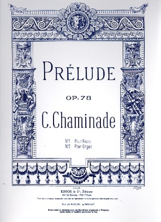 Prelude op.78 pour orgue