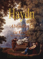 Abendlied zu Gott Hob.XXVC:9 fr 4 Flten und Klavier Partitur und Stimmen