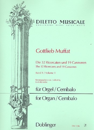 Die 32 Ricercaten und 19 Canzonen Band 1 Ricercaten Nr.1-19 fr Orgel