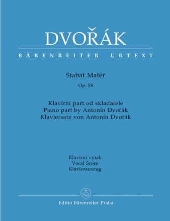Stabat mater op.58 fr Soli, Chor und Orchester Klavierauszug (lat)