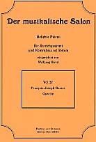 Gavotte fr Streichquartett und und Kontraba ad lib. Partitur und Stimmen