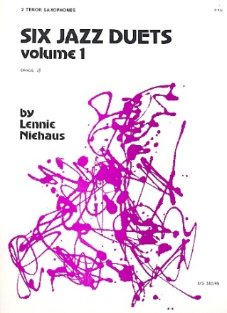 6 Jazz Duets vol.1 for 2 tenor saxophones score