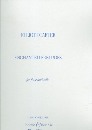 Enchanted preludes for flute and cello 2 scores