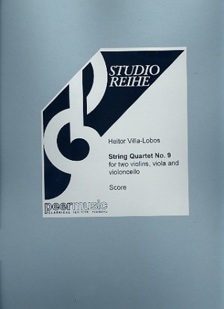 String Quartet no.9 for 2 violins, viola and violoncello score
