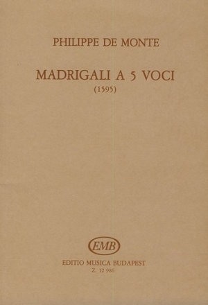 Madrigali  5 voci study score