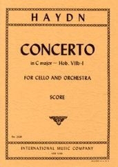 Concerto C major Hob.VIIb:1 for cello and orchestra study score
