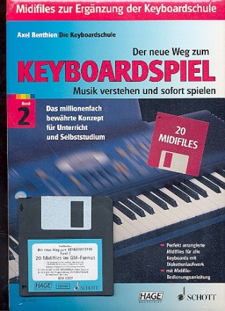 Der neue Weg zum Keyboardspiel Band 2 MIDI disk Die Keyboardschule für alle einmanualigen Modelle mit Begleitautomatik