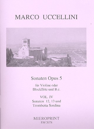 Sonaten op.5 Band 4 fr Violine (Blockflte) und Bc