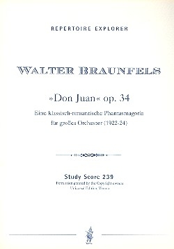 Don Juan op.34 fr Orchester Studienpartitur