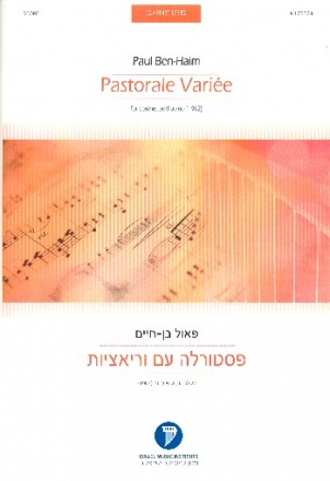 Pastorale Varie for clarinet and piano