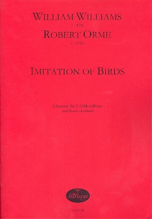 Imitation of Birds fr 2 Altblockflten und Bc