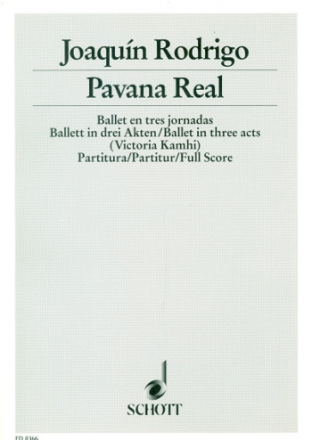 Pavana Real Ballett in drei Akten von Victoria Kamhi Partitur