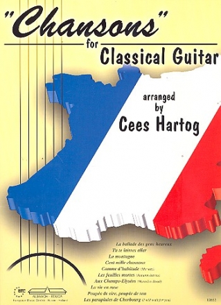Chansons  for classical guitar