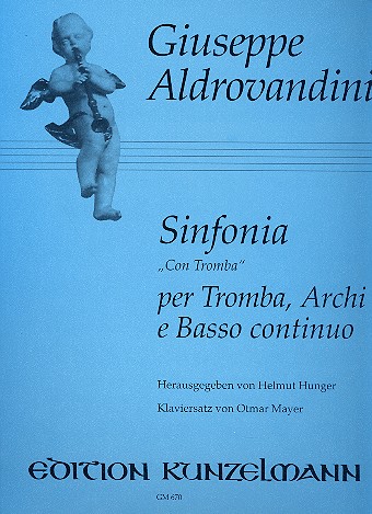 Sinfonie Con Tromba D-Dur fr Trompete, Streicher und Bc fr Trompete (C/B) und Klavier