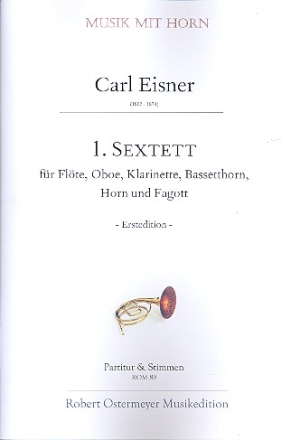 Sextett g-Moll Nr.1 fr Flte, Oboe, Klarinette, Bassetthorn, Horn, Fagott Partitur und Stimmen