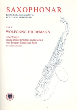 4 Sinfonien fr 4 Saxophone (SATB) Partitur und Stimmen