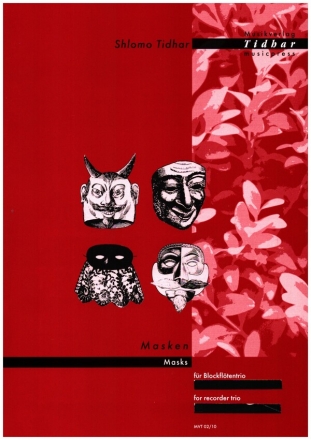 Masken fr 3 Blockflten (SAT) Partitur und Stimmen