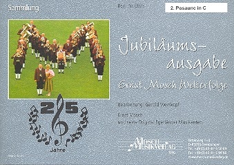Ernst Mosch Welterfolge Band 25 fr Blasorchester Posaune 2 in C