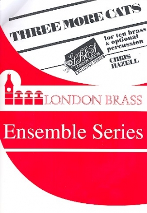 Three more Cats for brass ensemble (percussion ad lib) score and parts