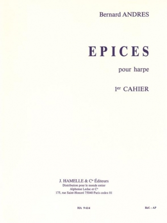 Epices vol.1 pour harpe