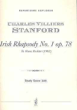 Irish Rhapsody no.1 op.78 for orchestra study score