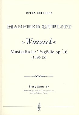Wozzeck op.16 Musikalische Tragdie fr Orchester Studienpartitur