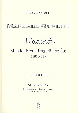 Wozzeck op.16 Musikalische Tragdie fr Orchester Studienpartitur
