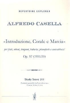 Introduzione, corale e marcia op.57 per orchestra Studienpartitur