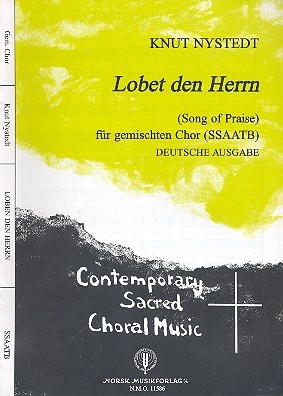 Lobet den Herrn fr gem Chor (SSAATB) a cappella Chorpartitur