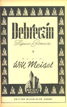 Debreczin - Zigeunerromanze fr Salonorchester Piano-Direktion und Stimmen