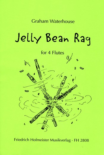 Jelly Bean Rag fr 3 Flten und Altflte in G Partitur und Stimmen