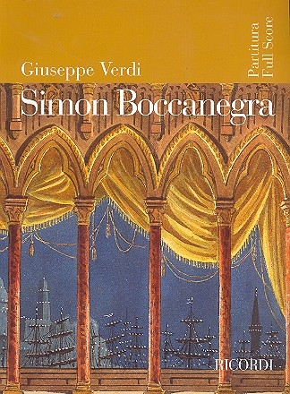 Simon Boccanegra Partitur (it) broschiert,  Neuausgabe 2004