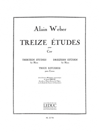 13 etudes pour cor