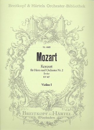 Konzert Es-Dur Nr.2 KV417 fr Horn und Orchester Violine 1