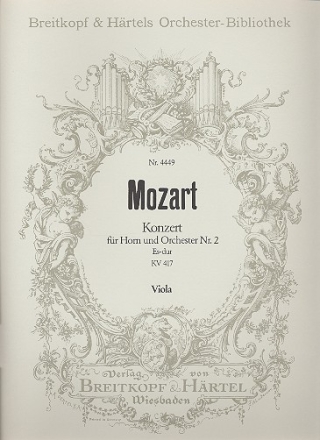 Konzert Es-Dur Nr.2 KV417 fr Horn und Orchester Viola