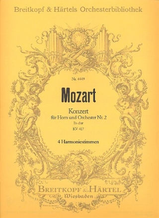 Konzert Es-Dur Nr.2 KV417 fr Horn und Orchester Harmonie