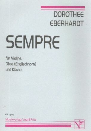 Sempre fr Violine, Oboe (Englischhorn) und Klavier Partitur und Stimmen