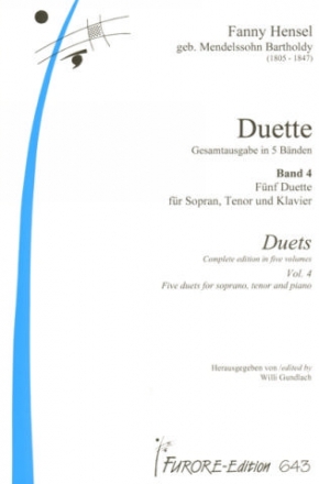 Duette Band 4 fr Sopran, Tenor und Klavier