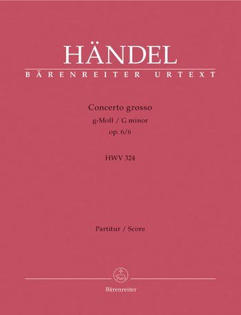 Concerto grosso g-Moll op.6,6 HWV324 fr Orchester Partitur