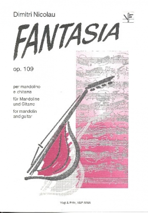 Fantasie op.109 fr Mandoline und Gitarre 2 Spielpartituren