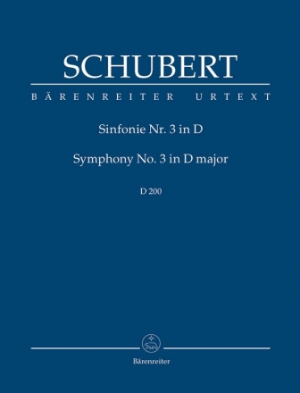 Sinfonie D-Dur Nr.3 D200 fr Orchester Studienpartitur