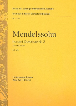 Die Hebriden op.26 - Ouvertre fr Orchester Harmonie