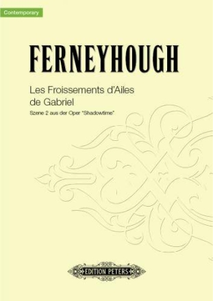 Les froissements des ailes de Gabriel for guitar and chamber ensemble Score