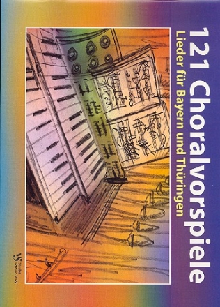 121 Choralvorspiele fr Bayern und Thringen fr Orgel